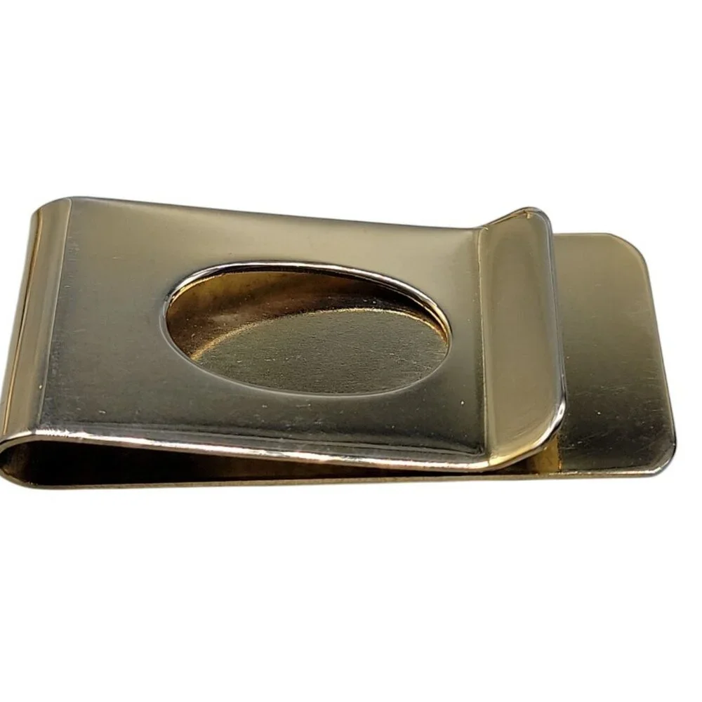 Presidential Seal Money Clip United States Blue White Eagle Shield Gold Tone